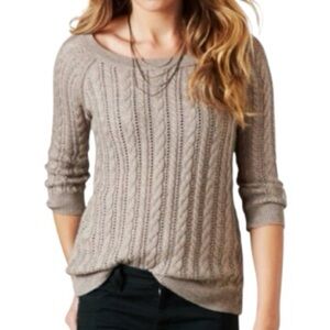 American Eagle Cable Knit Sweater
